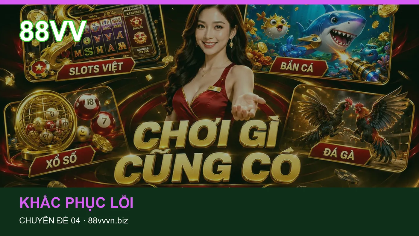 Danh sách kiểm tra thông tin Cài đặt dành cho người đọc 88VV
